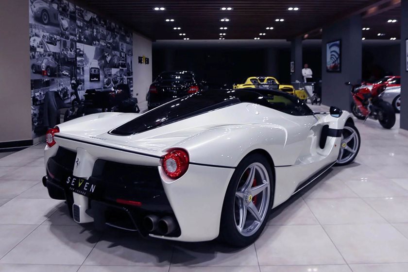 This Stunning White LaFerrari Aperta Has Only Driven 60 Miles - CarBuzz